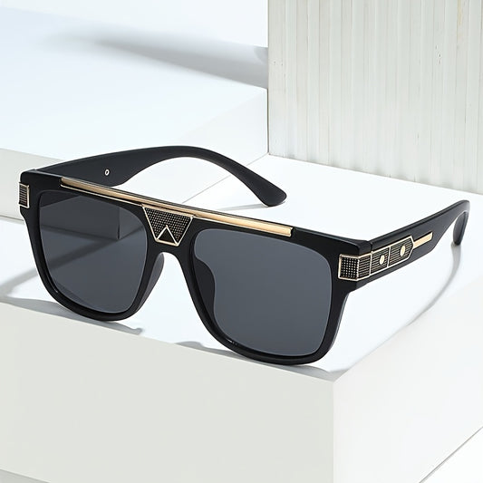 Retro Quadratische Sonnenbrillen Für Frauen Männer Lässige Verlaufslinsen Mode Anti-Glare Sonnenbrillen Für Autofahren Strand Reisen