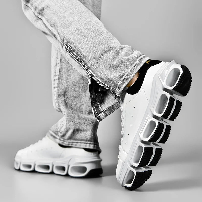 White-Black Sportswear-UNISEX Outdoor Sneaker Schuhe - bequeme rutschfeste Unisex Outdoor schuhe
